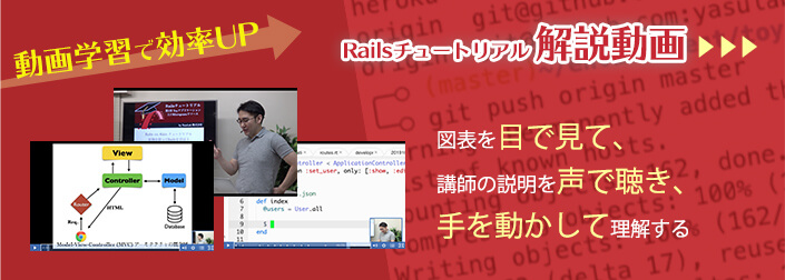 Railsチュートリアル解説動画